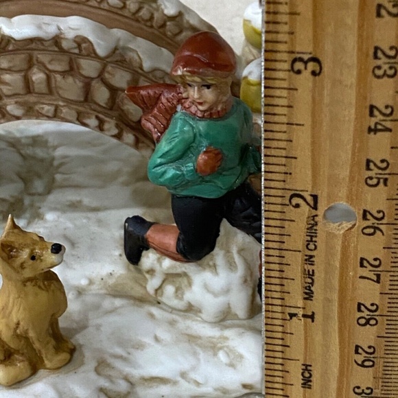Summit Collection Exclusive 1991 Bridge Tree Dog Run Figurine Christmas Village - Picture 11 of 12